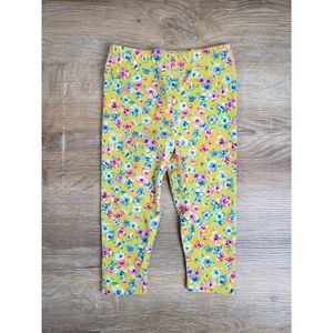 Ralph Lauren Yellow Floral Leggings